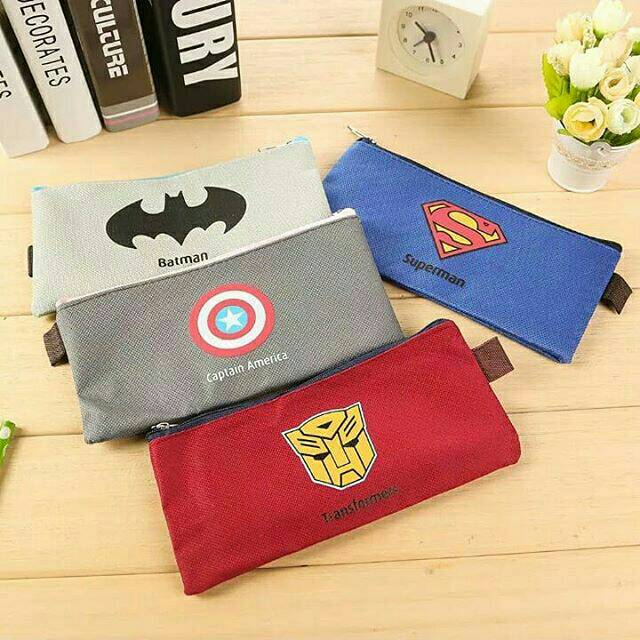 

Tempat pensil kain superhero A038