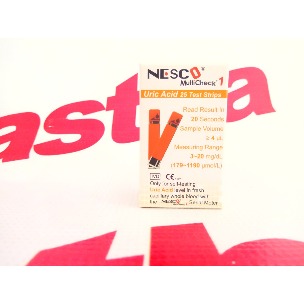Stik NESCO asam urat / Strip NESCO asam urat REFIL Stik asam urat