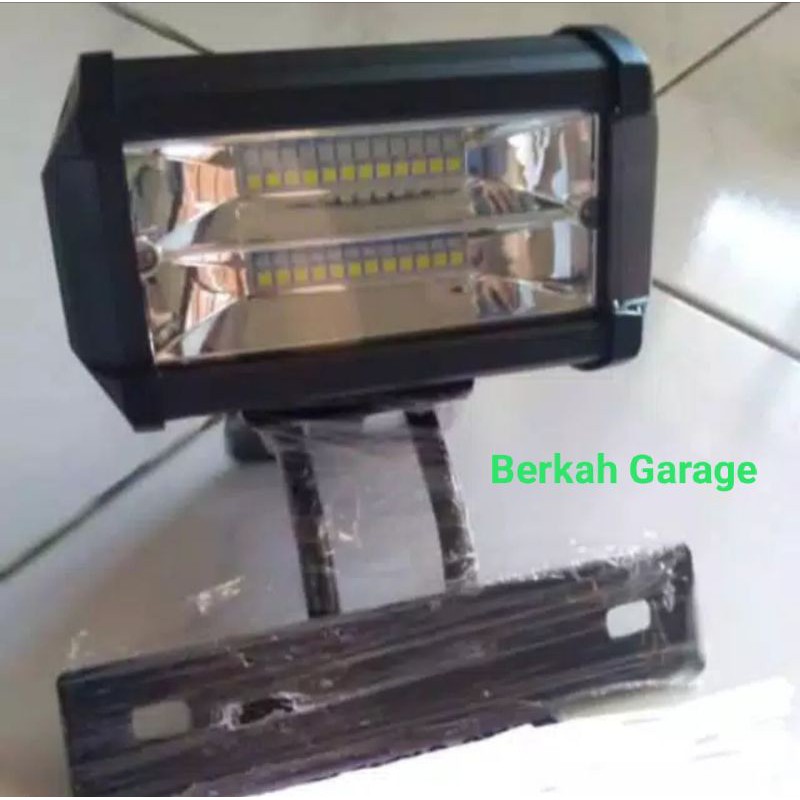 Breket Dudukan Lampu LED Plus Lampu LED Cree 24 Led Putih Universal