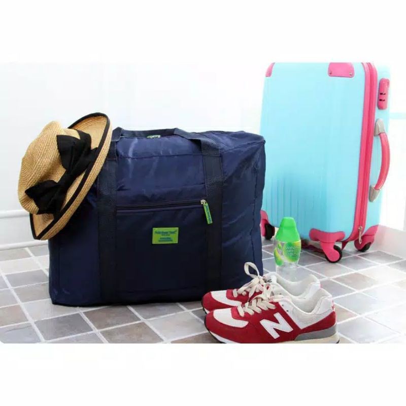 Medan Termurah Travel bag Import Tas travel lipat simple parasut tebal