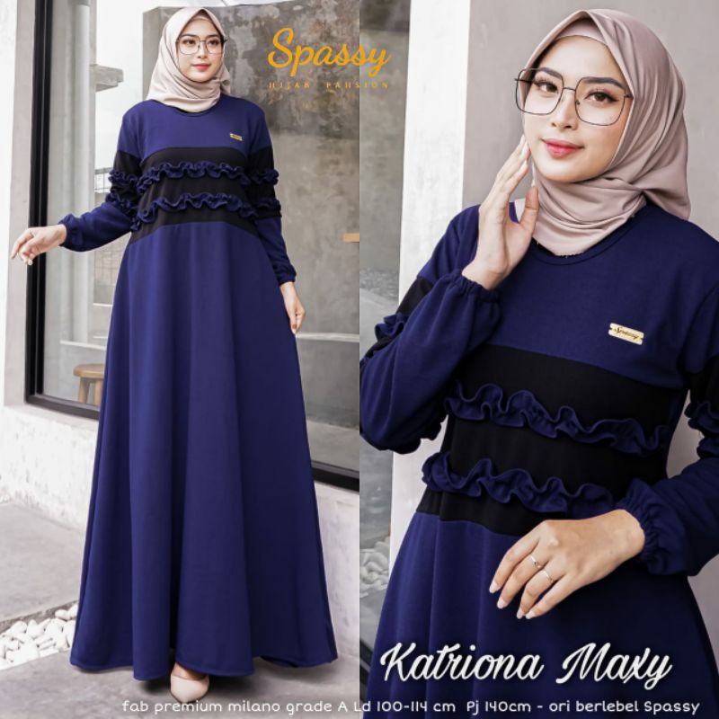 gamis polos KARTRIONA MAXY ORI SPASSY