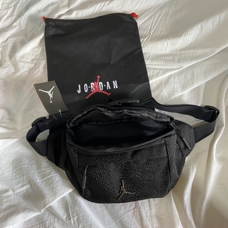 waist bag Jordan burst Crack Black With Dustbag