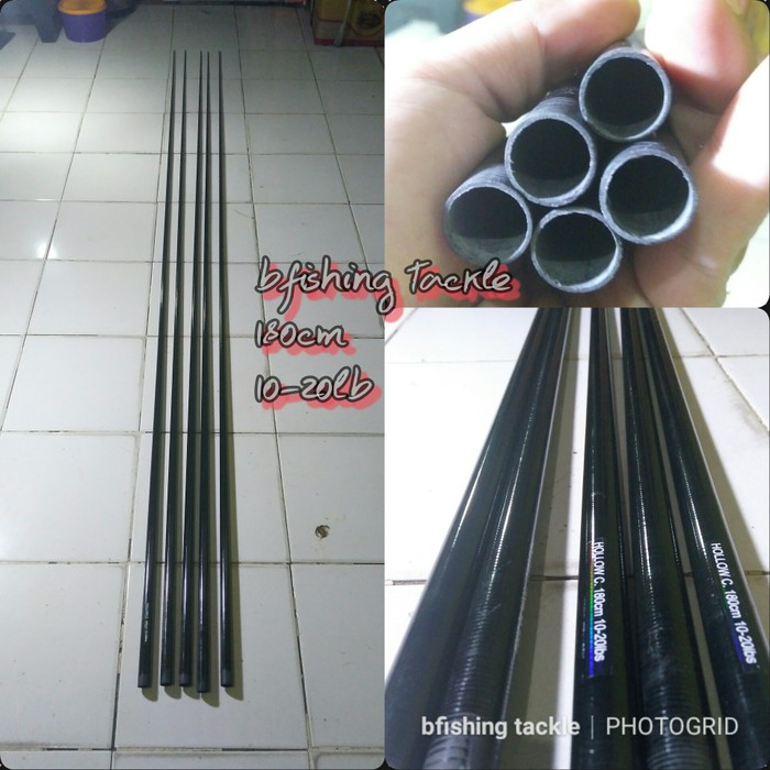Terbaru  blank Hollow carbon 180cm 10 20lb