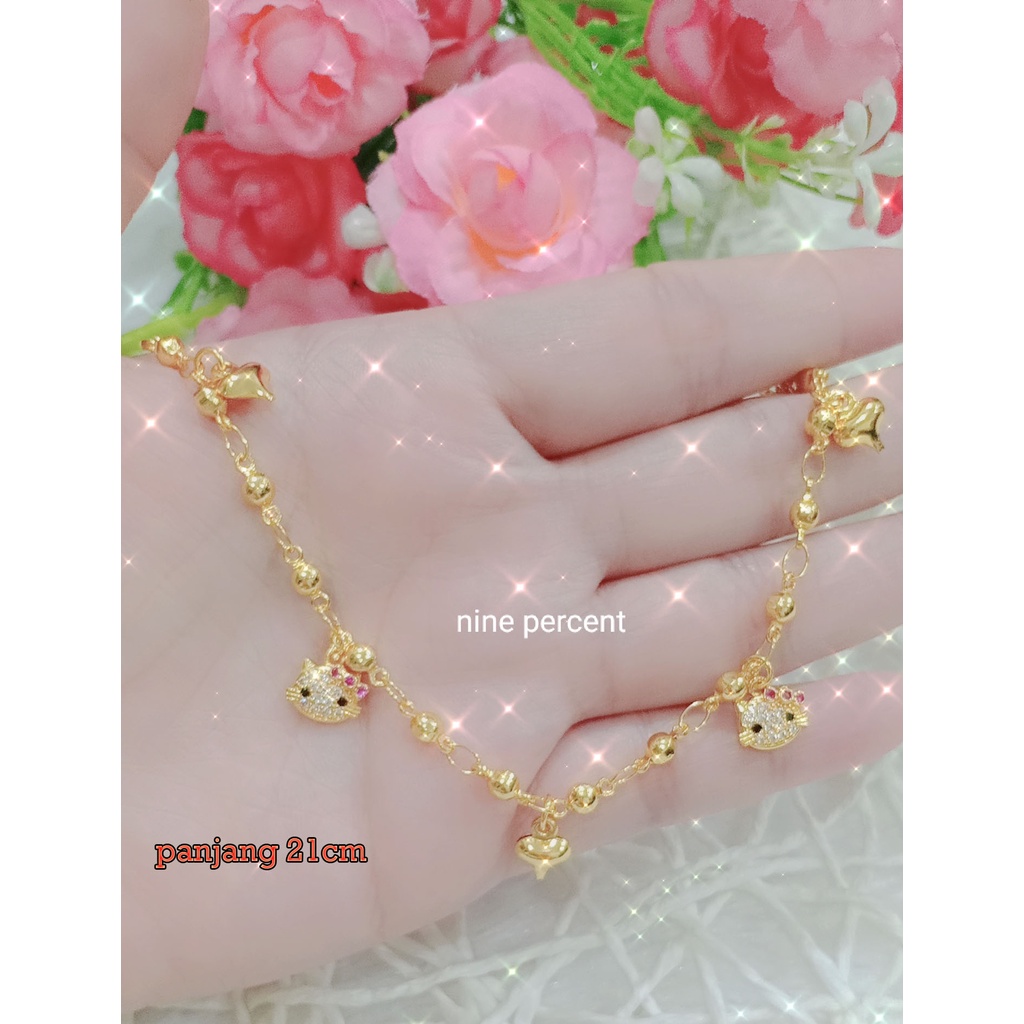 Gelang rantai gold xuping permata 03