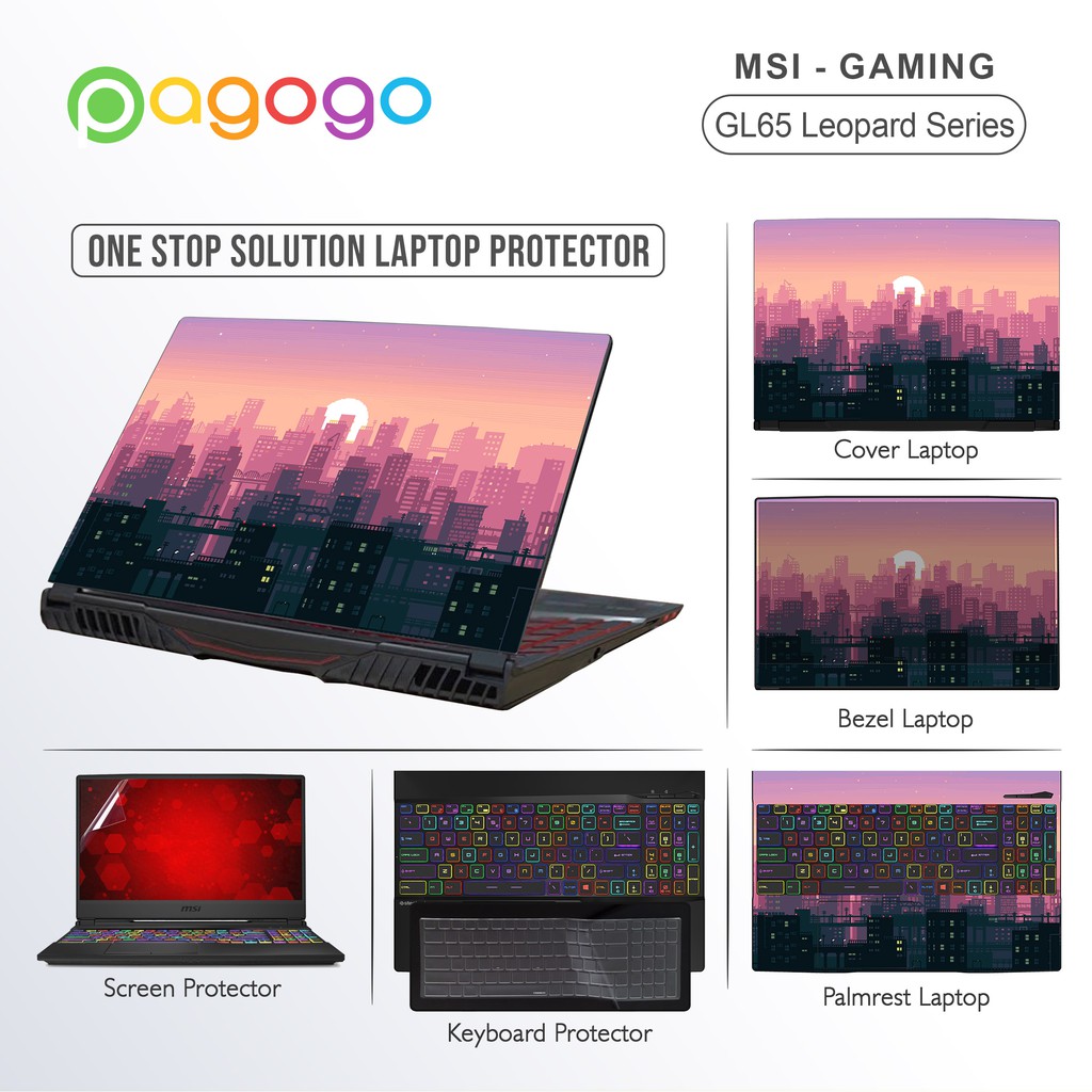 Screen Guard Keyboard Protector Garskin Laptop Msi GL65 Leopard 9S 9SC 9SDK 9SEK 9SFK Matte Clear Bl