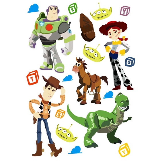 

sticker sheet toy story
