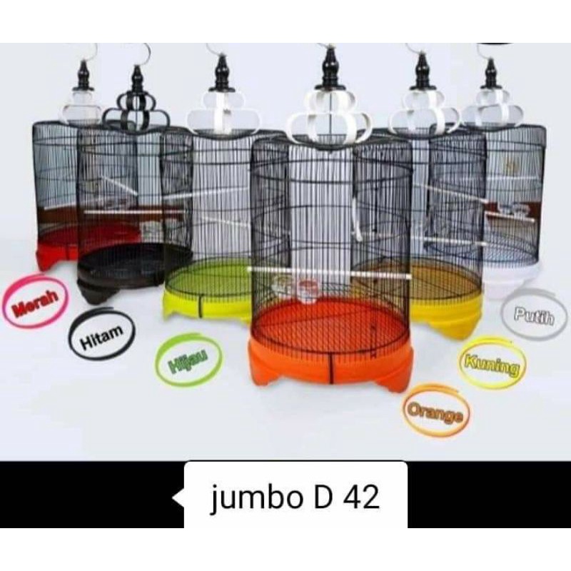 KANDANG SANGKAR BESI MURAI JUMBO DIAMETER 42cm