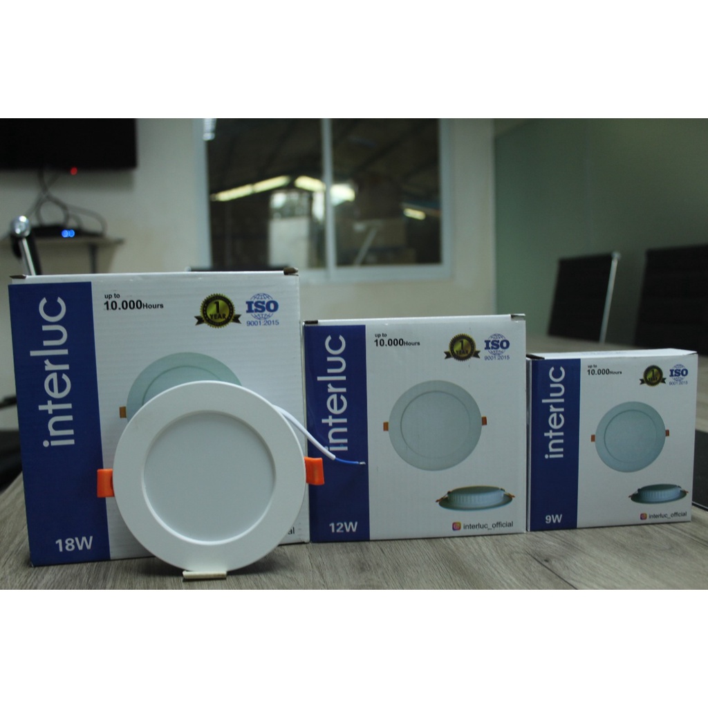 PANEL LED Lamp (Round) IT-PAIN12C-A Downlight 12W 6500K Putih INTERLUC