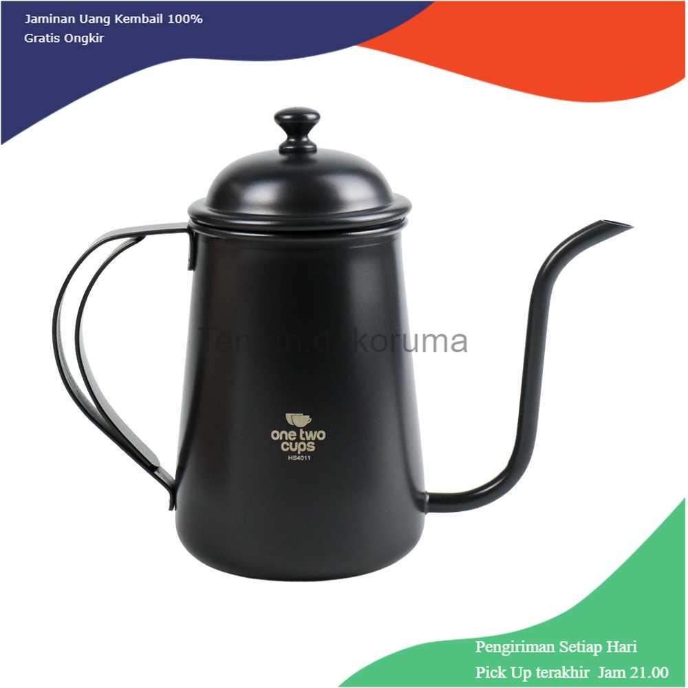 TD-DA1 One Two Cups Coffee Maker Pot Drip Kettle Teko Kopi 650ml - HS4011