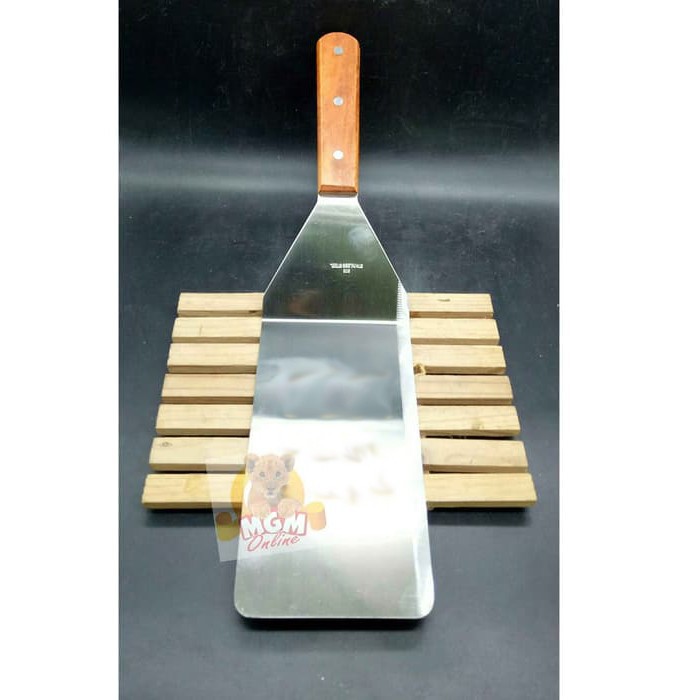 39cm Metal Spatula Turner SCRAPER TEPPANYAKI Sodet Jumbo NON-LUBANG