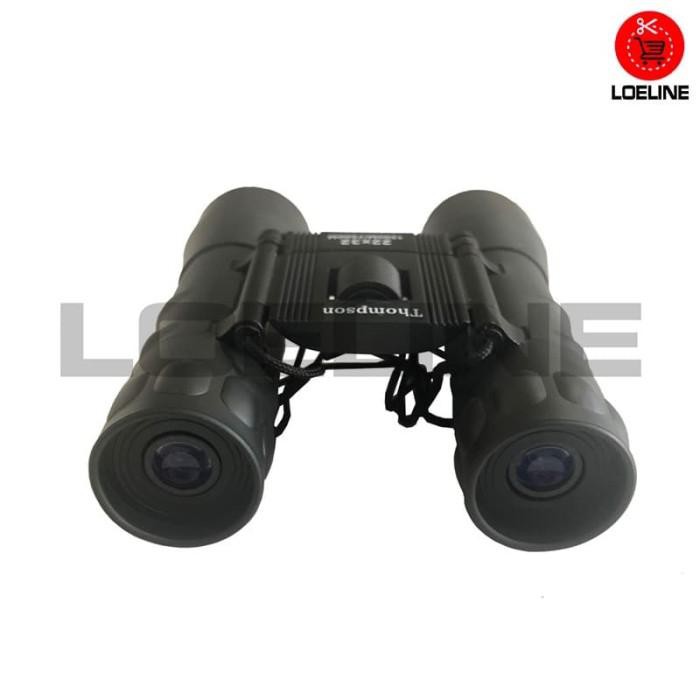 Teropong Thompson 22X32 Binocular Zoom 22 X 32 Kekeran Bagus Murah - Hitam