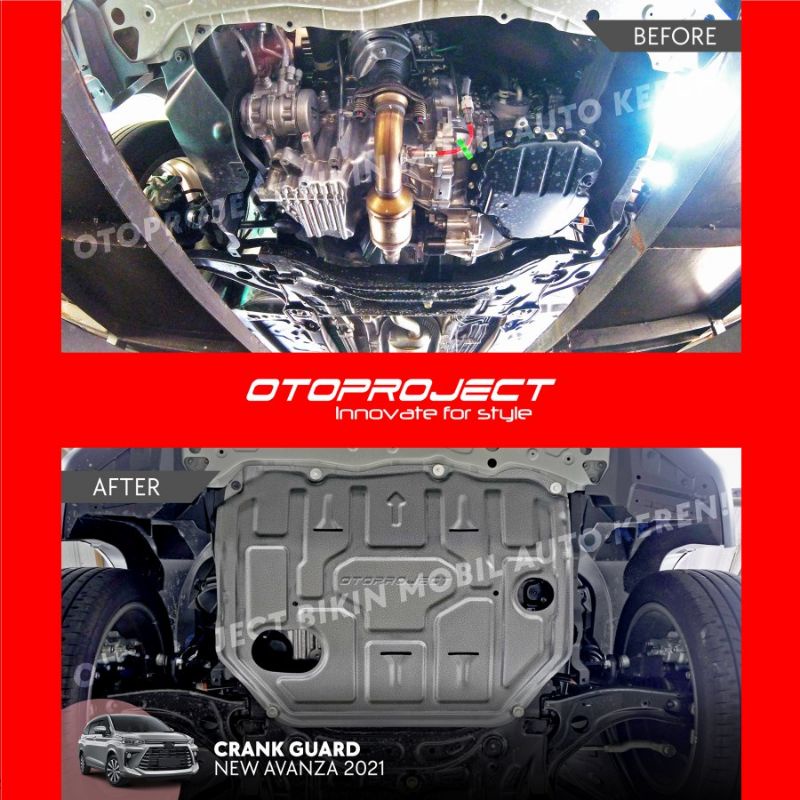 crank guard / pelindung kolong bawah mesin mobil Avanza Xenia Veloz 2021 2022 otoproject