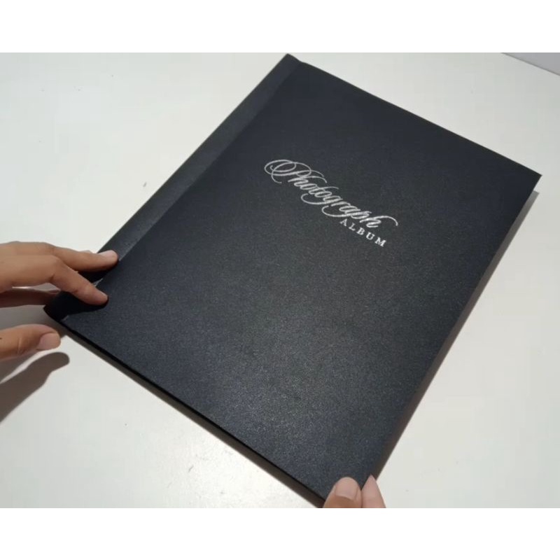 ALBUM MAGNETIC FOTO MEDIUM SHEET HITAM 3R 4R 8R 10R