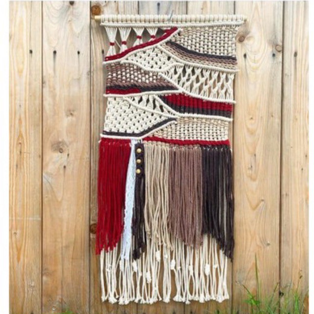 macrame hiasan dinding kode WJ
