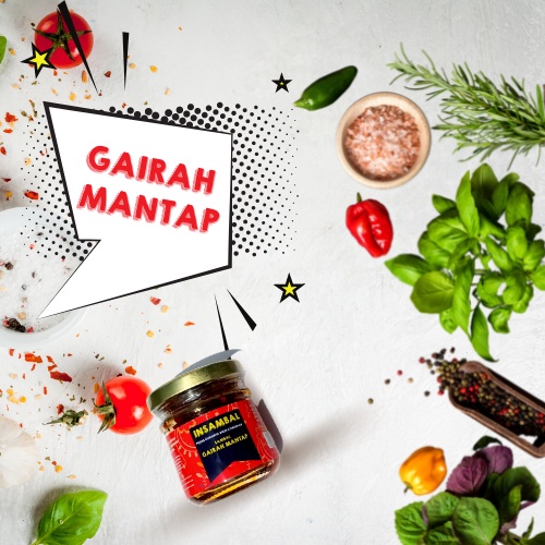 

SAMBAL GAIRAH MANTAP/Sambal Geprek/Sambal Lauk/Sambal Serbaguna-INSAMBAL
