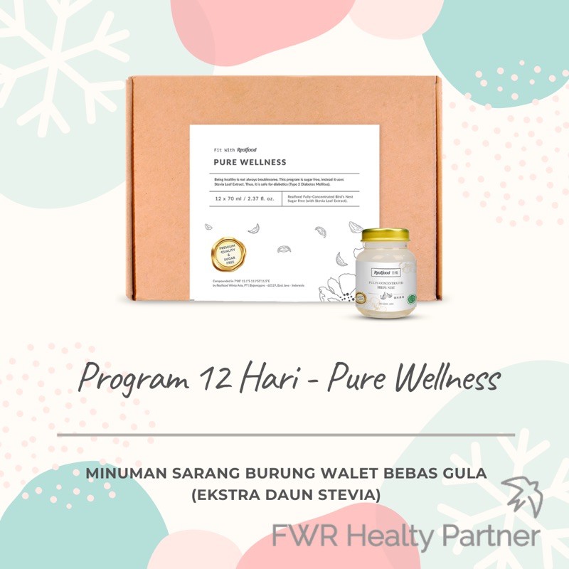 

Realfood Pure Wellness Fully Concentrated Bird's Nest Sugar Fee - Free Shopping Bag & Masker