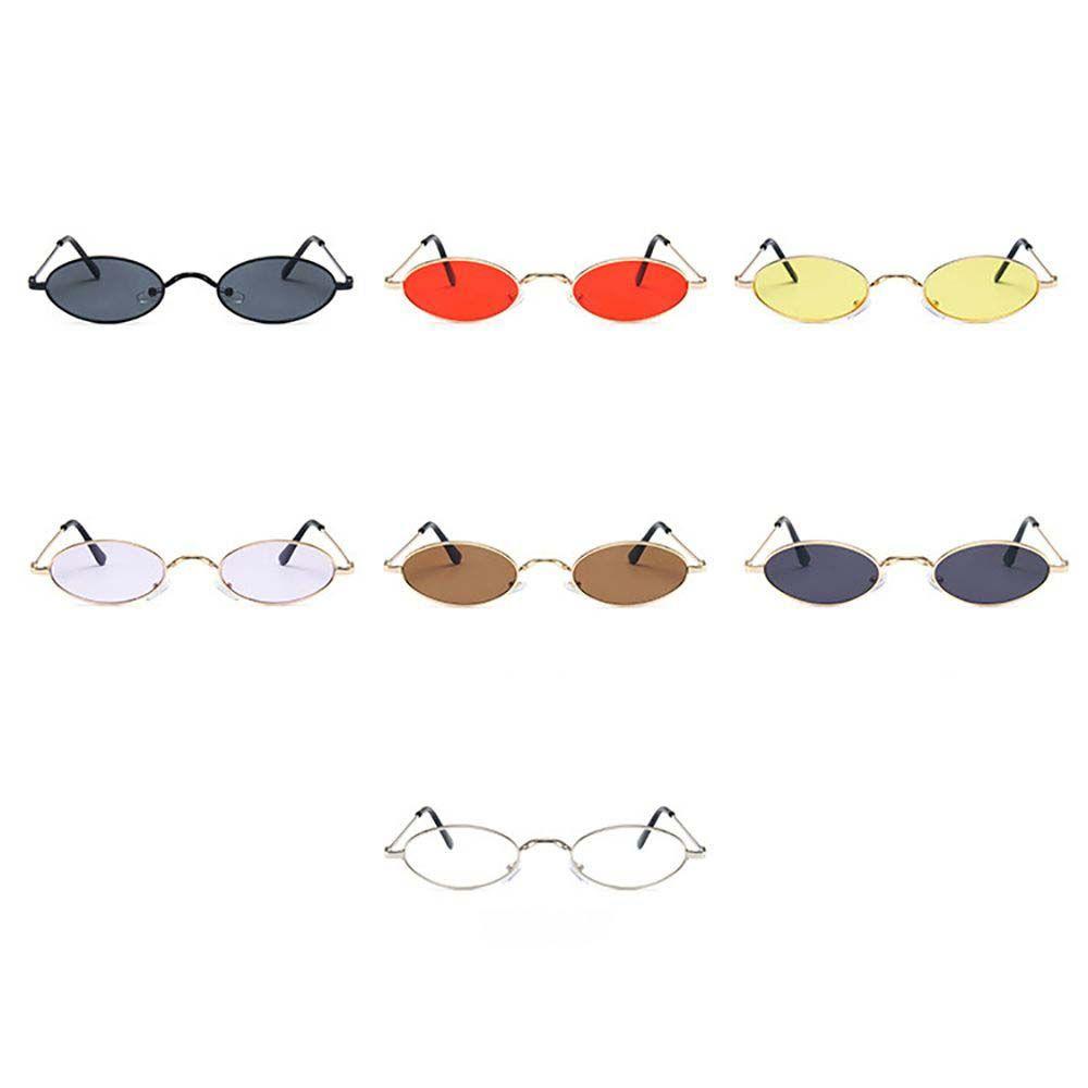 [Elegan] Oval Kacamata Hitam Keren Kepribadian Gadis Pantai Perlindungan Kacamata Anak Eyewear Children Glasses