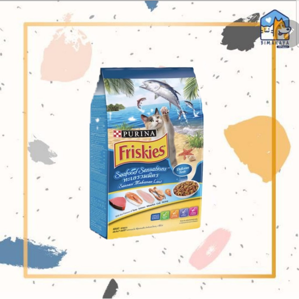 FRISKIES SEAFOOD SENSATIONS 400GR FRESHPACK