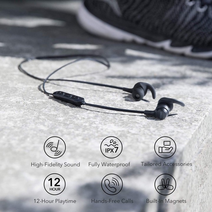 103 SOUNDCORE SoundBuds Flow A3413 - Sporty Waterproof Bluetooth Earphone