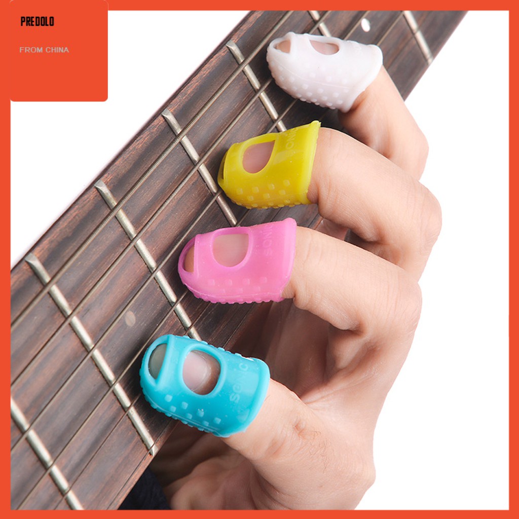 In Stock 5pcs Portable Kalimba Thumb Picks Finger Protectors 3 Sizes Fingertip Accs