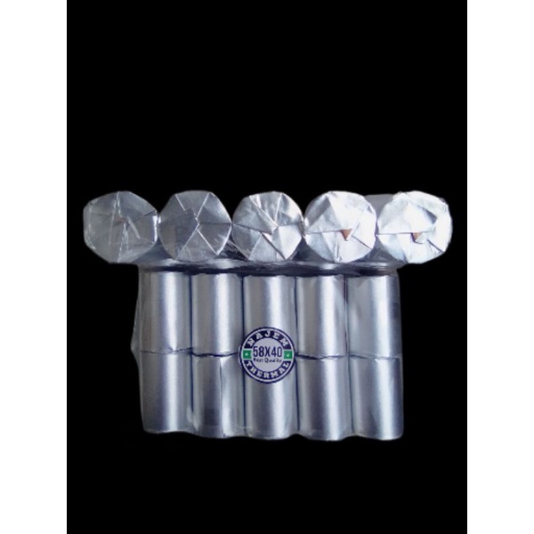 

KERTAS KASIR KERTAS STRUK KERTAS THERMAL WOYA PAPER UKURAN 57X40MM CORELESS/TANPA TULANG