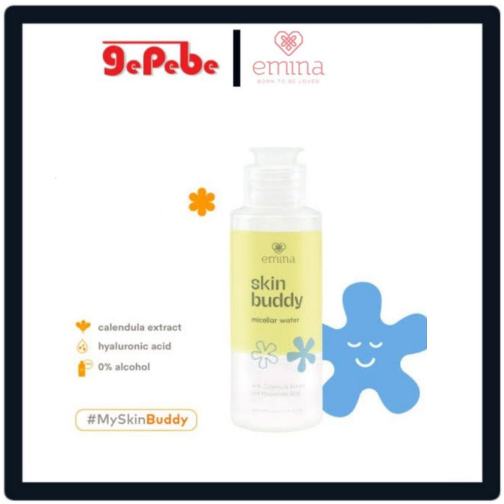 Emina Skin Buddy Micellar Water 50ml &amp; 100ml