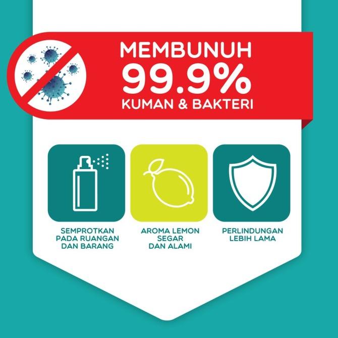 Norvus Air Lemon - Spray 4X Disinfectant 550Ml Elliasno