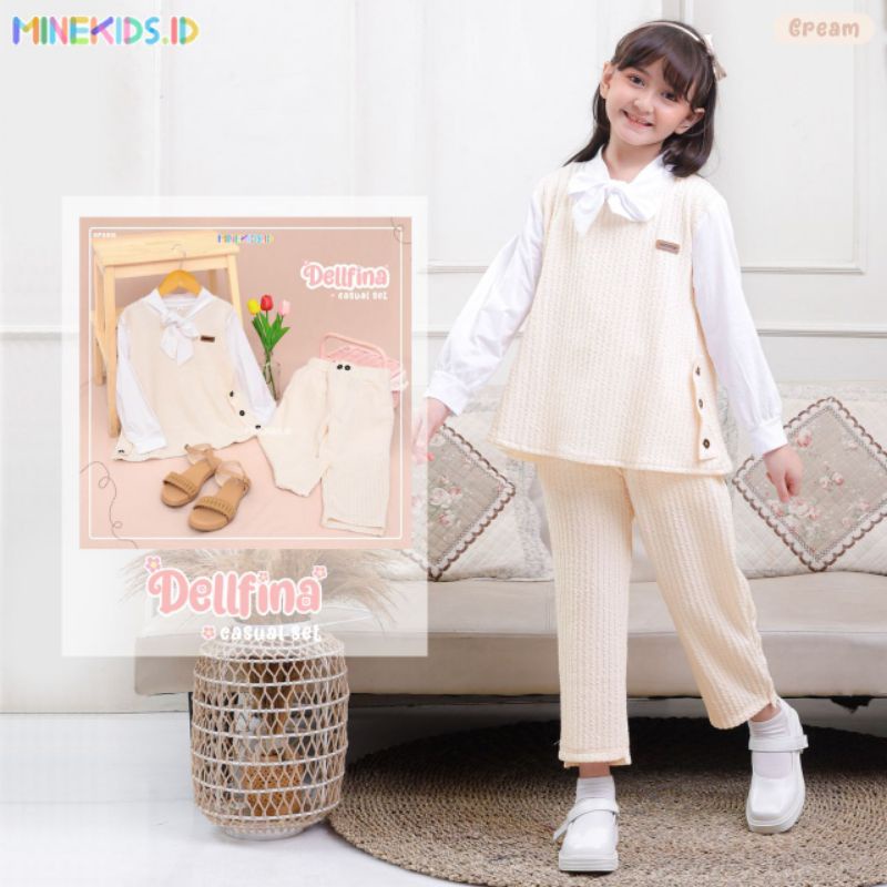 Dellfina setelan anak premium by Minekids