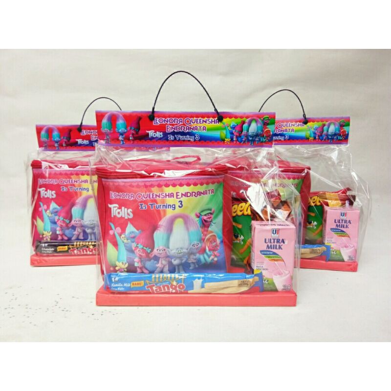 Goodie Bags / souvenir Ulang tahun anak/ souvenir ultah/ Tas Kubus-4