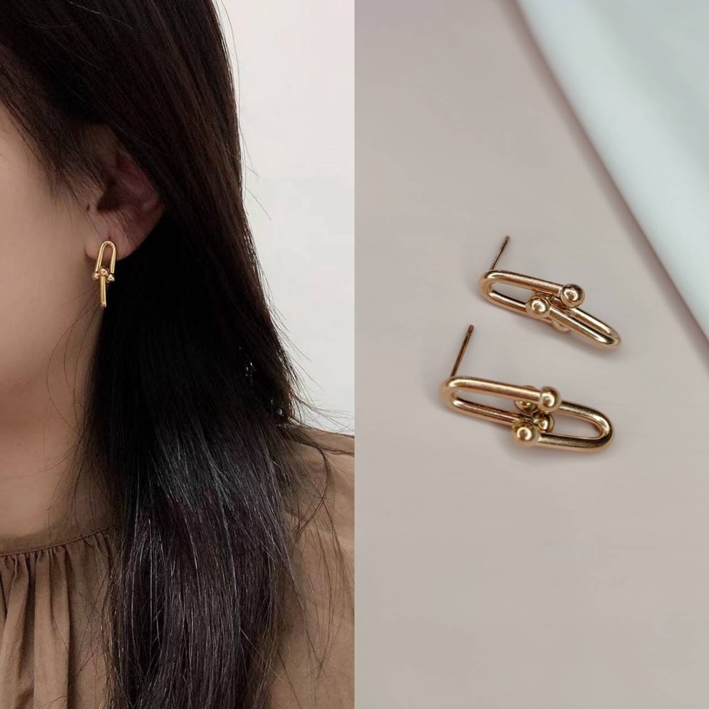 anting giwang wanita simple anti karat mirip emas asli