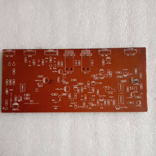 PCB Tone Control subwofer Stereo Plus MIC Echo 