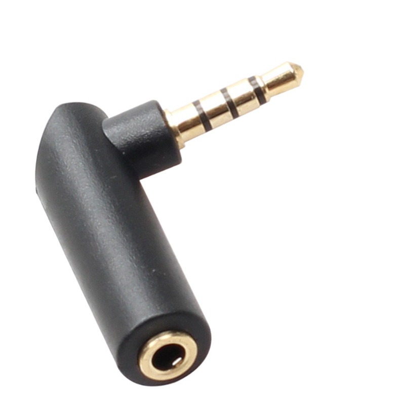 zzz 3.5mm Male to Female 90 Degree Right Angled Adapter Converter for Headphone