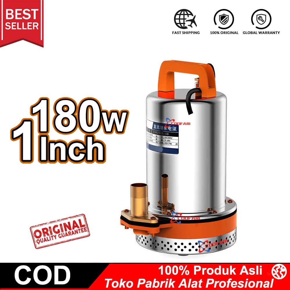 Pompa celup kolam AIRLUX DC 12 VOLT STAINLESS POMPA DC