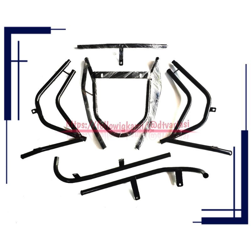 tubular beat street new esp 2020 pelindung body crash bar guard set beat street 2020 kualtas TERBAIK