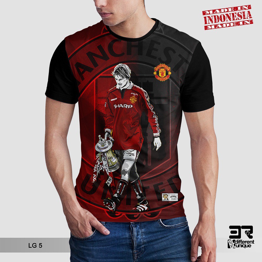 Kaos Print Legend David Beckham