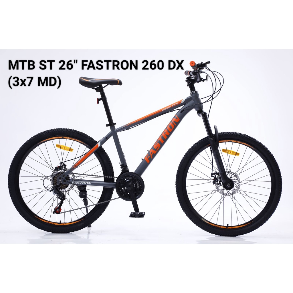 SEPEDA GUNUNG MTB 24&quot; DAN 26&quot; FASTRON MTB F260 DX (3X7 MD)