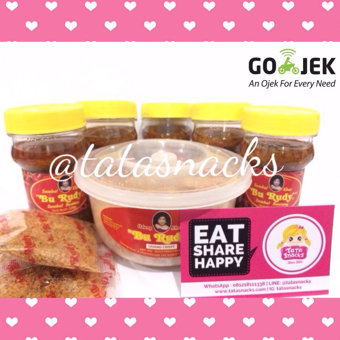 

BEST SELLER PAKET SAMBAL BU RUDY J : 1 UDANG + 5 BAWANG !!!