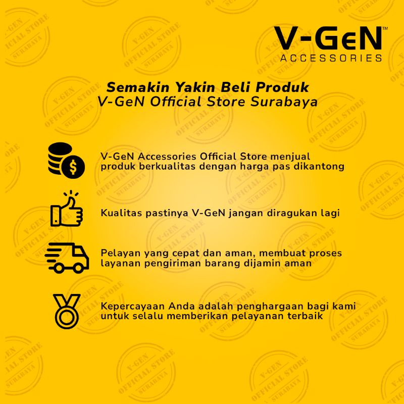Headset V-GeN VHD1-03 Wired Extra Bass Headphone VGEN