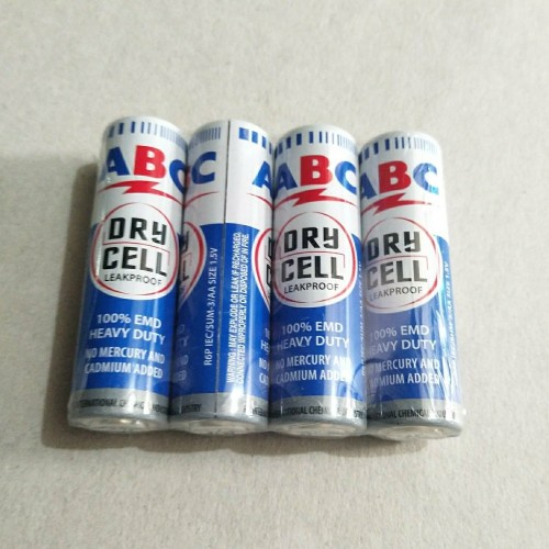 Baterai/Batre ABC Biru size AA ABC AA A2 Biru ORIGINAL TERMURAH / Battery AA ABC ORI/ Baterai ABC AA