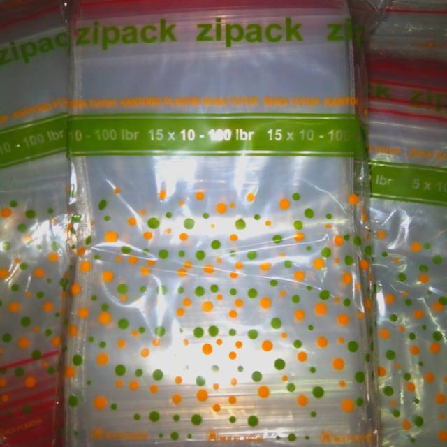 

Plastik Klip Zipack 15cmx10cm