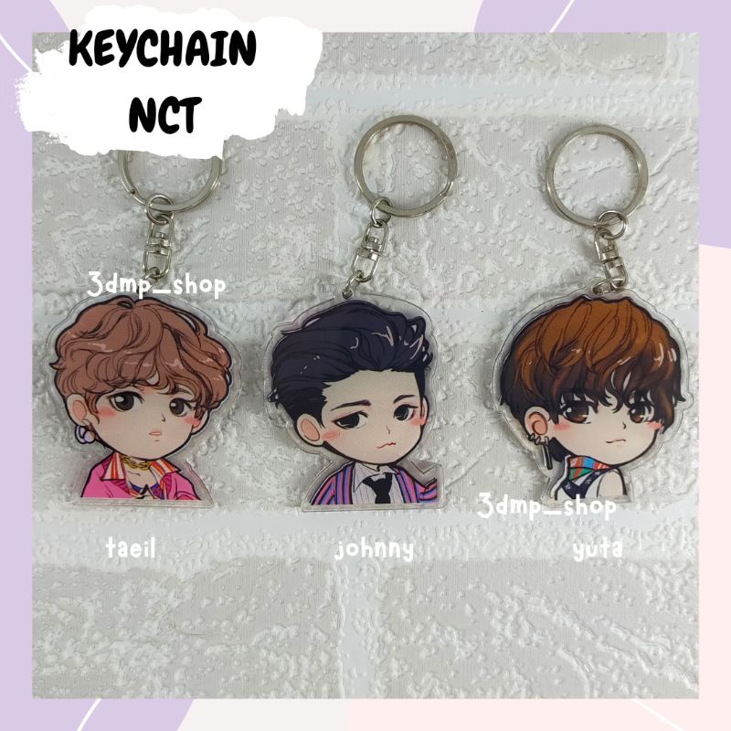 Gantungan keychain ganci nct nct127 127 taeil yuta johhny