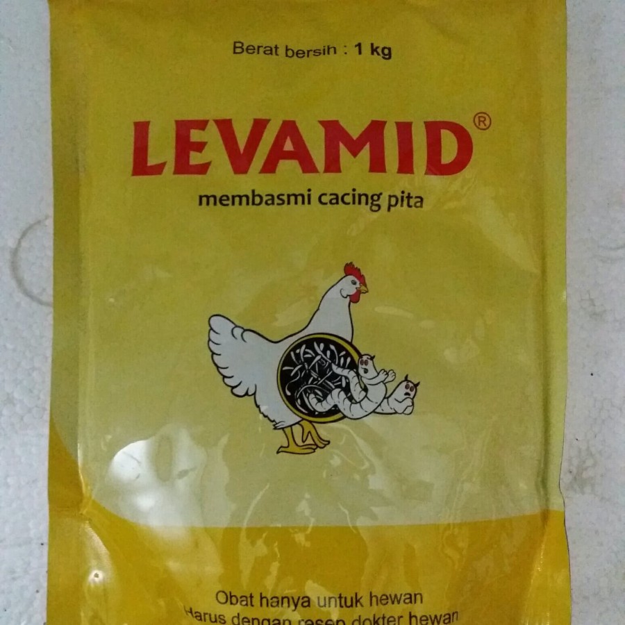 Jual OBAT CACING PITA AYAM LEVAMID 1kg | Shopee Indonesia