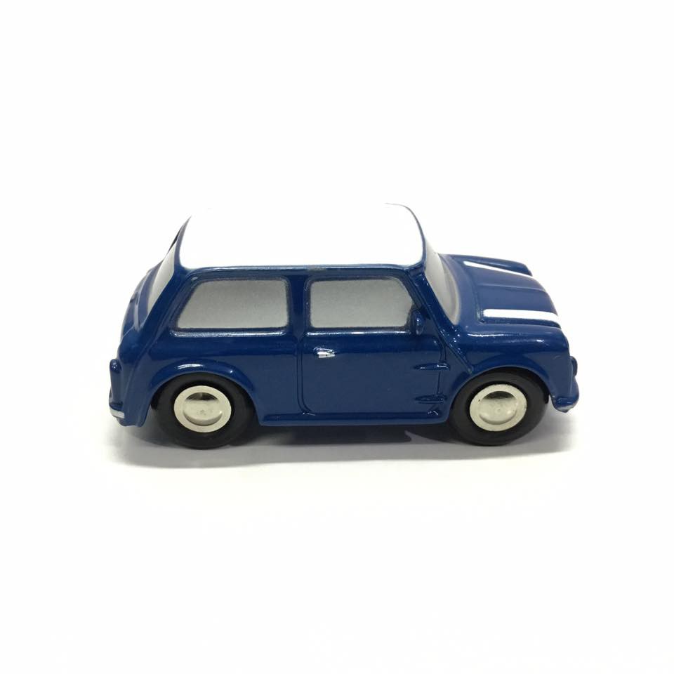 Schuco Piccolo Shell Austin Mini Biru Dealer Box Skala 90