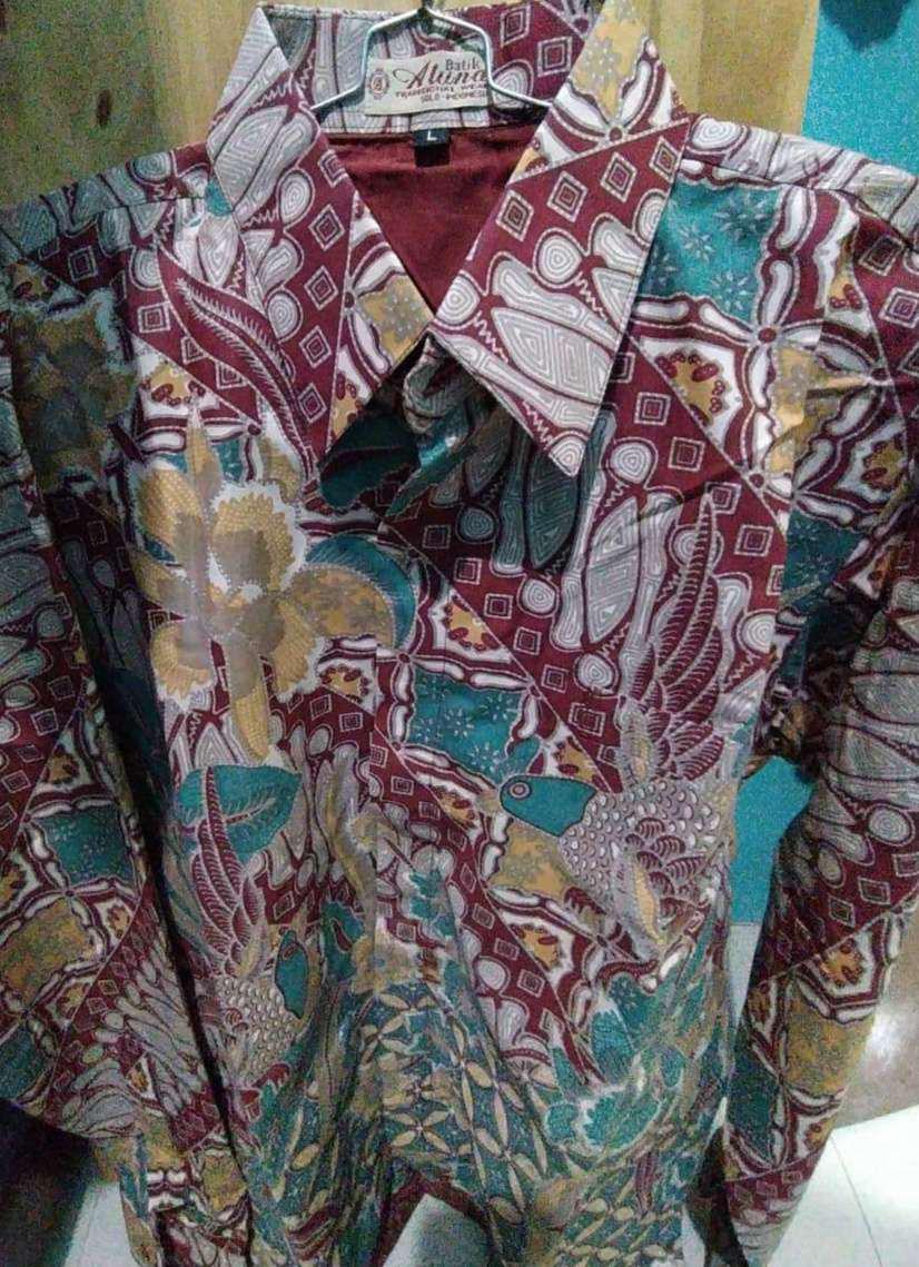 Kemeja Batik Premium Lengan Panjang Baju Batik Alisan Aluna Pcw 066
