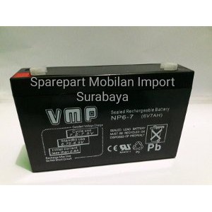 mobil aki mainan aki 6 volt 7ah Termurah