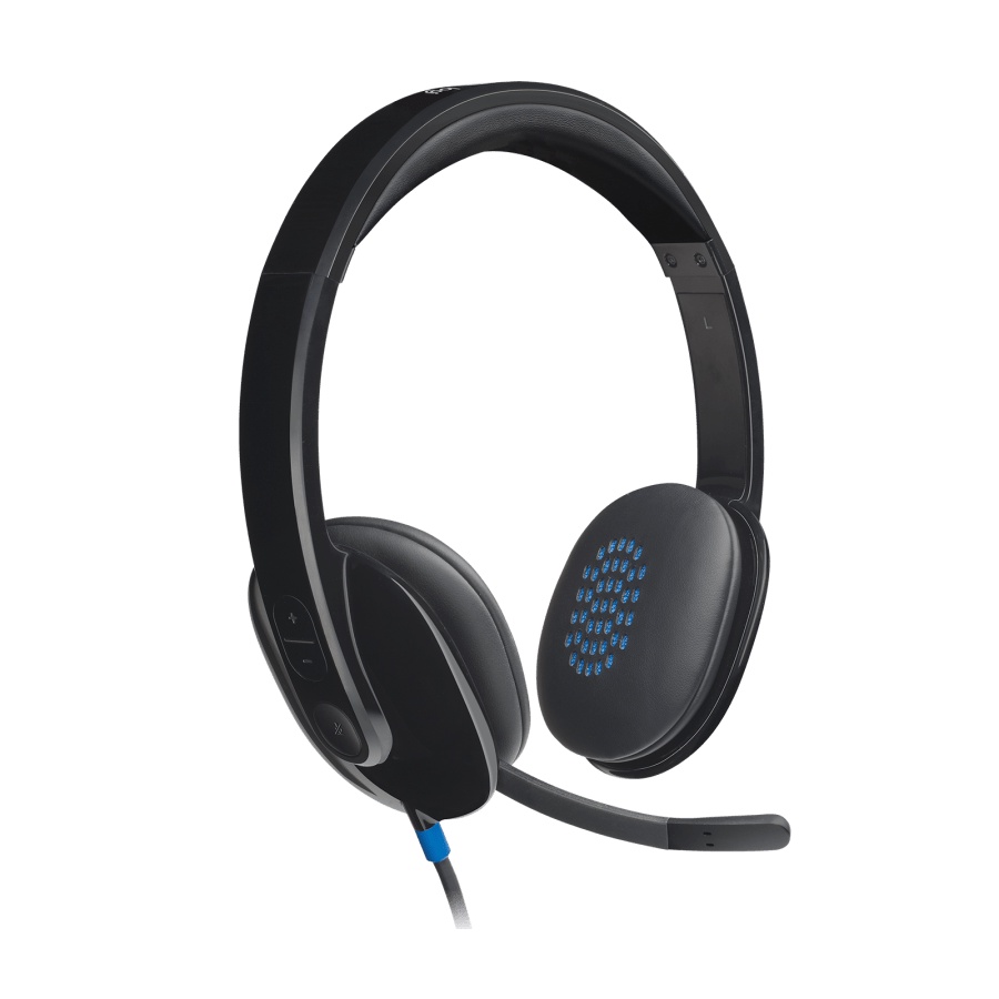 Logitech H540 Headset Stereo USB Mikrofon Noise-Cancelling