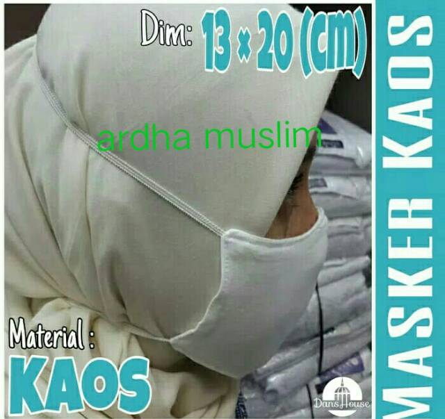 perlengkapan haji dan umroh, masker haji dan umroh pria /wanita