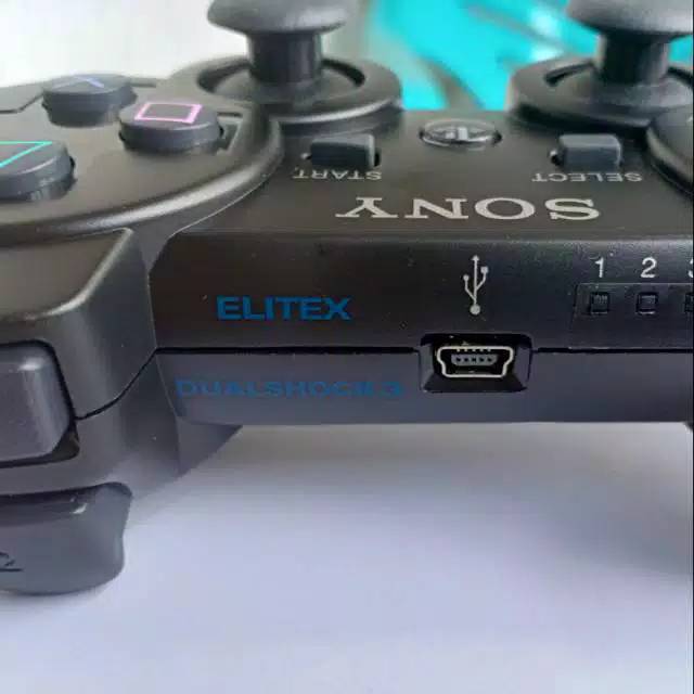 Stik ps3 ori pabrik op werles plus kabel usb ps3