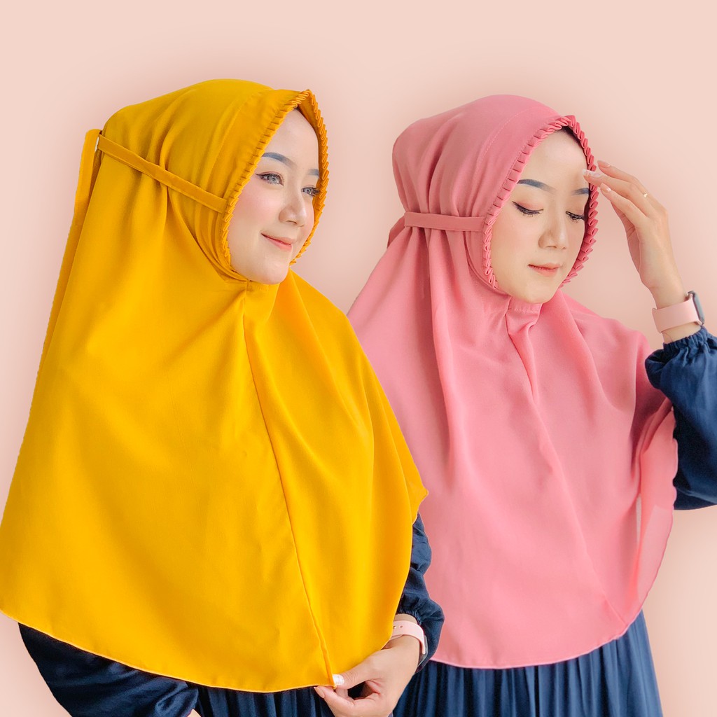 Hijab instan Sarah Lipit Jilbab Instan Bergo Sarah Lipiit Kerudung Instan Premium Diamond-3