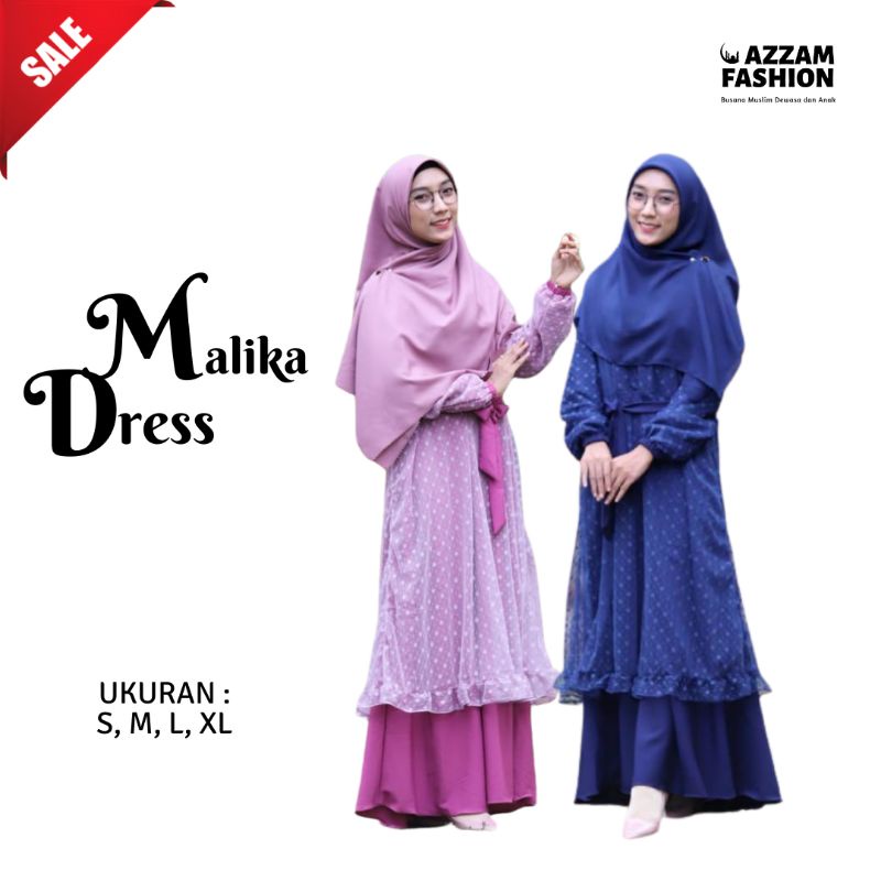 Gamis Pesta Gamis Malika Dress Tile Brukat Ori by Sada Hijab